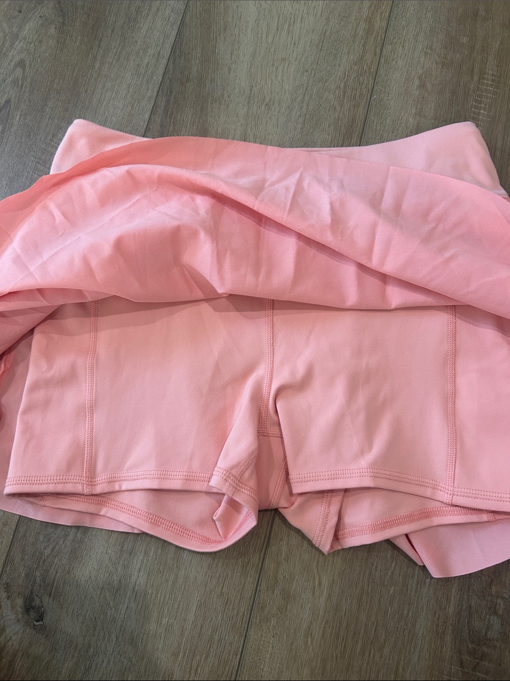 JoyLab | Coral Pink | Ruffle Mini Athletic Skirt - Picture 2 of 4